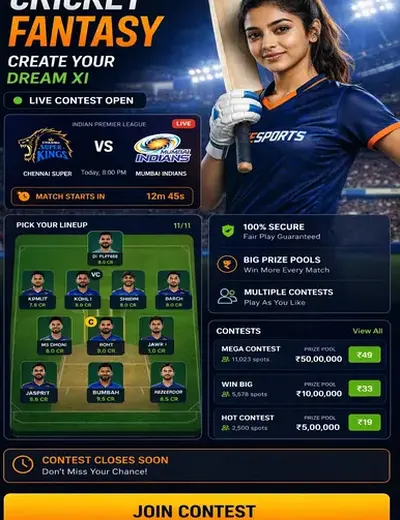 Galera (galerabet) fantasy cricket & matchday visual 3
